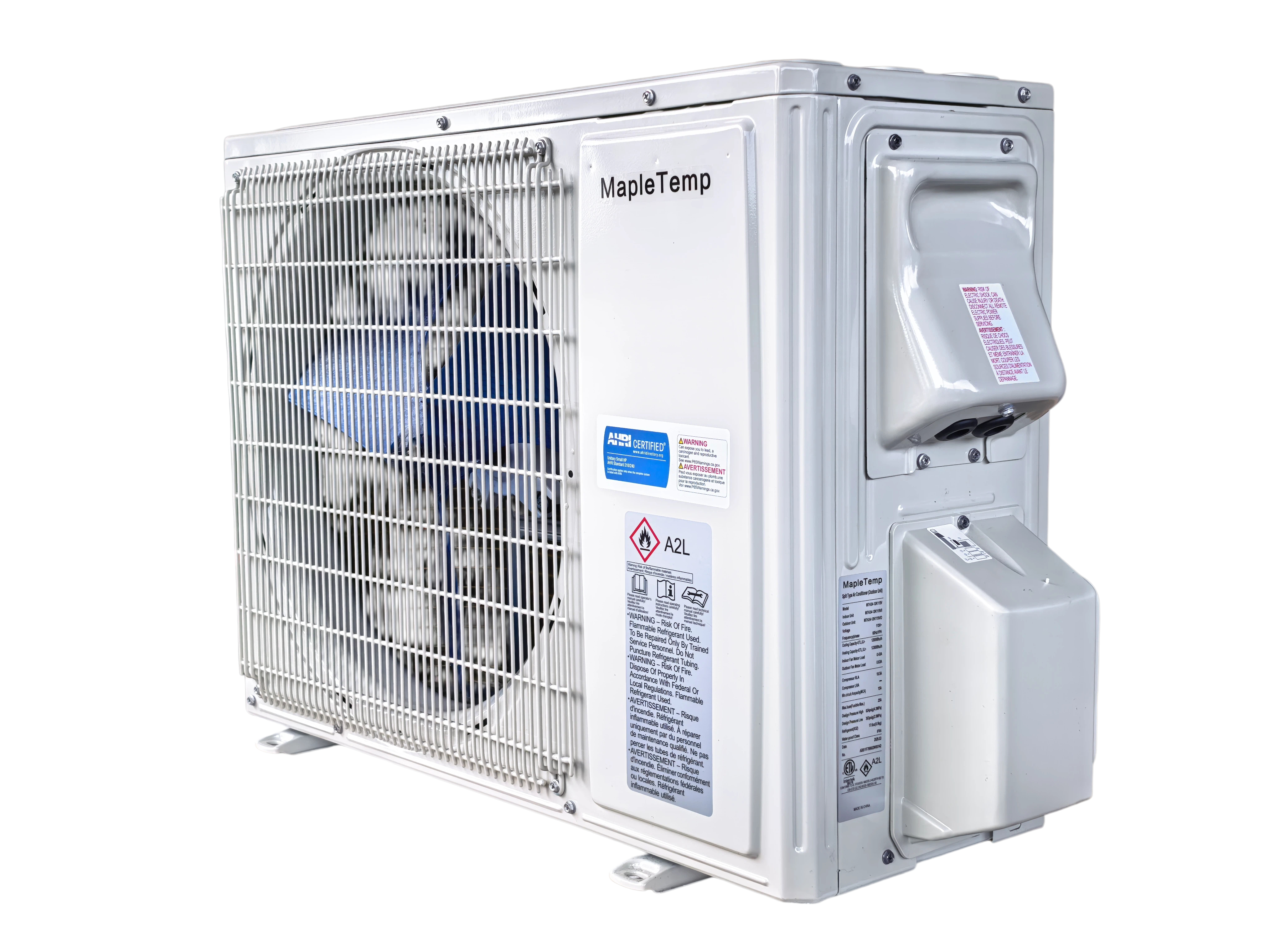 MapleTemp 18K 220V Split Room Heat Pump